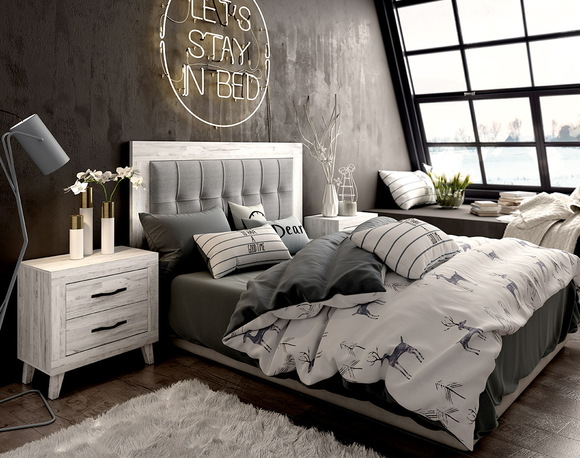 LETS-STAY-IN-BED dormitorio