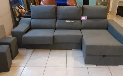 sofá 3 plazas con chaise longue integrado